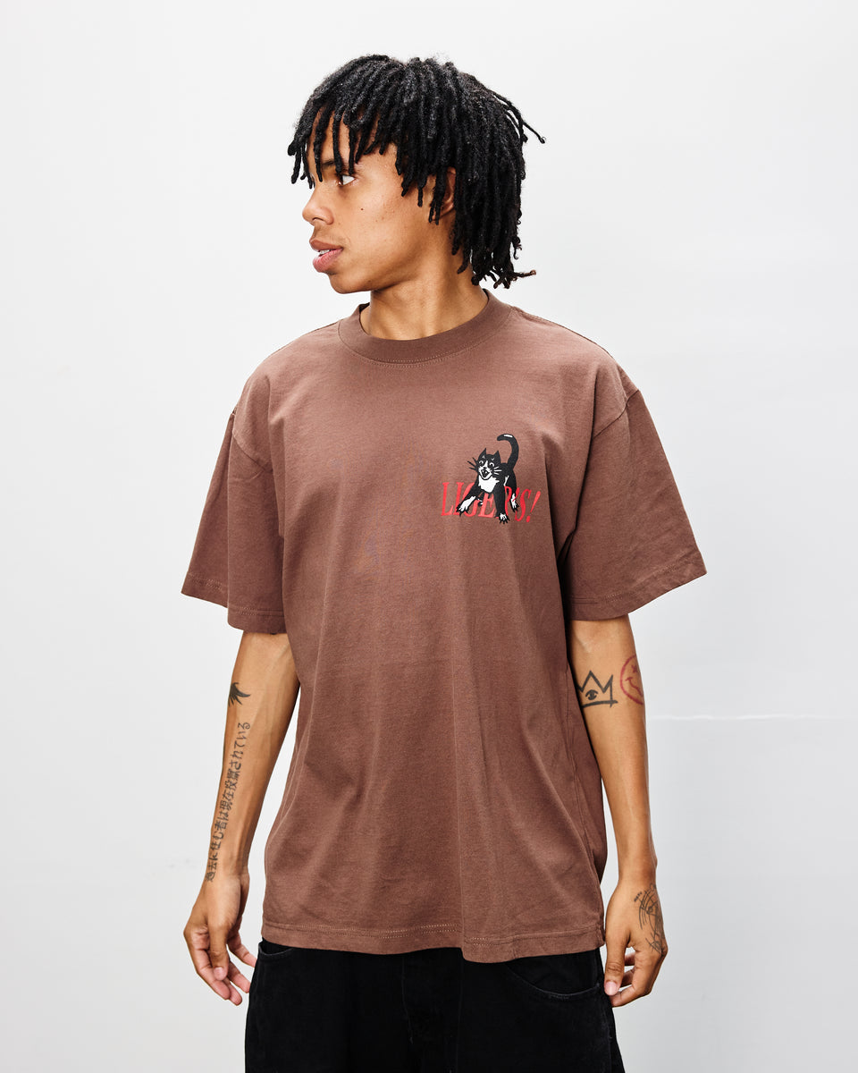 Big Cat Tee in Chocolate – LIGER'S! Superior Cookies
