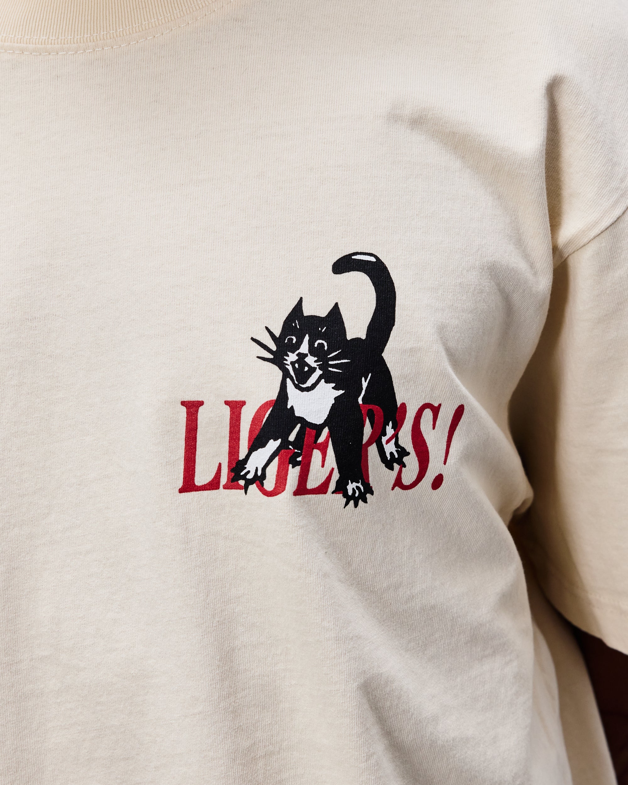 Big Cat Tee in White Chocolate – LIGER'S! Superior Cookies