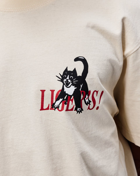 Big Cat Tee in White Chocolate