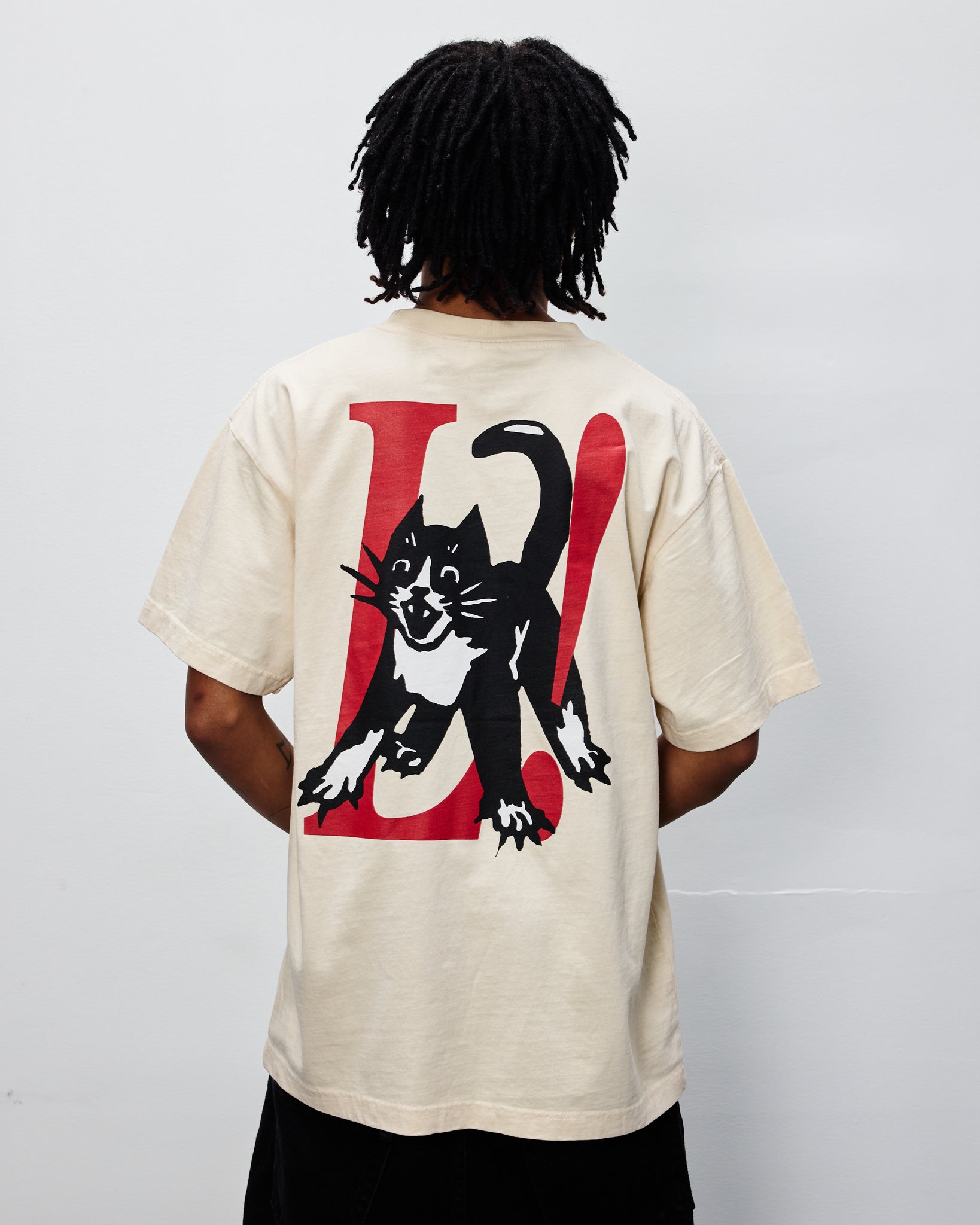 Big Cat Tee in White Chocolate