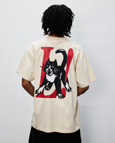Big Cat Tee in White Chocolate