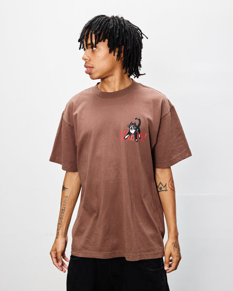 Big Cat Tee in Chocolate