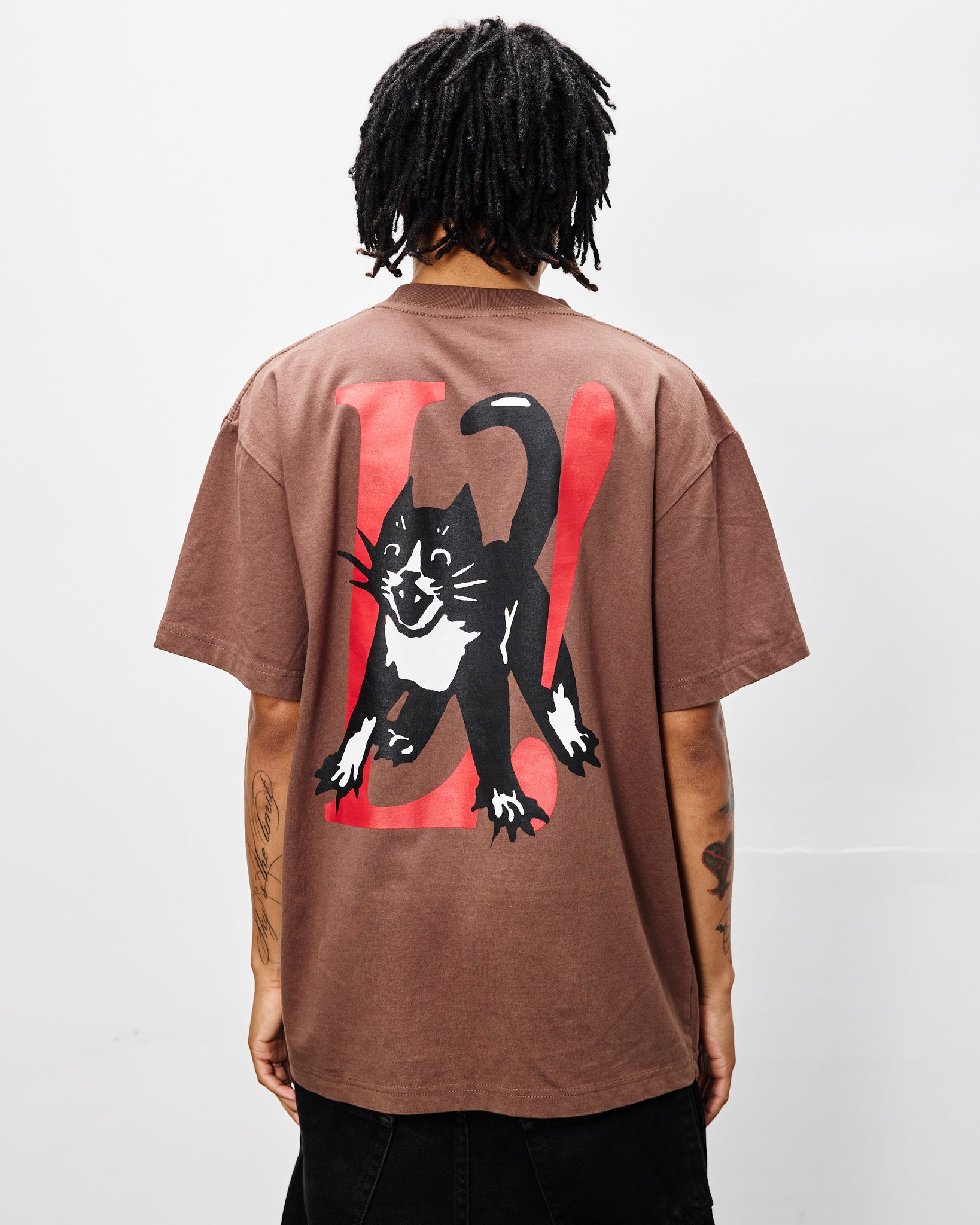 Big Cat Tee in Chocolate