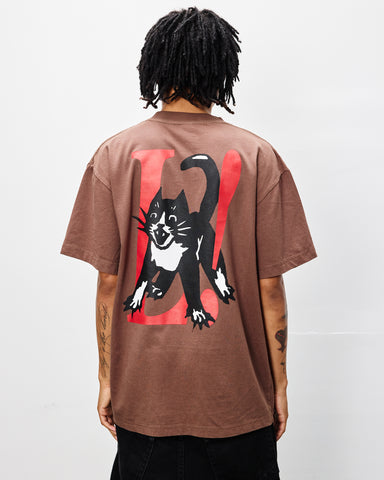 Big Cat Tee in Chocolate