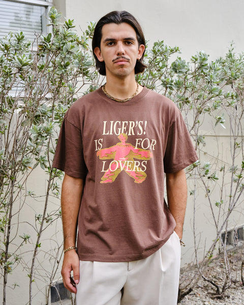 LIGER'S! is for LOVERS Tee in Milk Chocolate