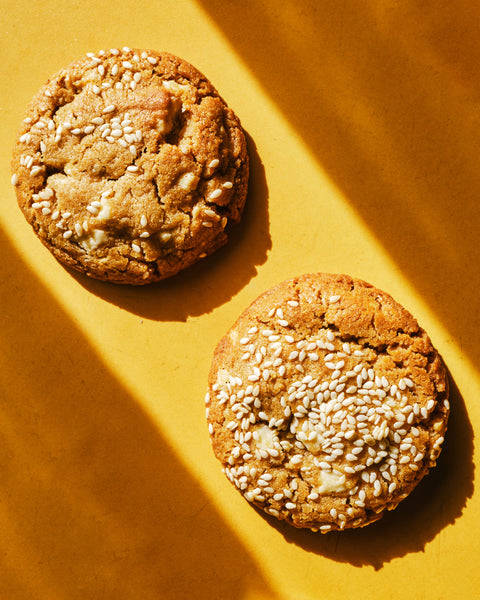 White Chocolate Tahini Sesame Cookie 4 Pack