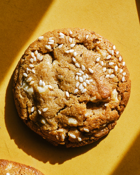 White Chocolate Tahini Sesame Cookie 4 Pack