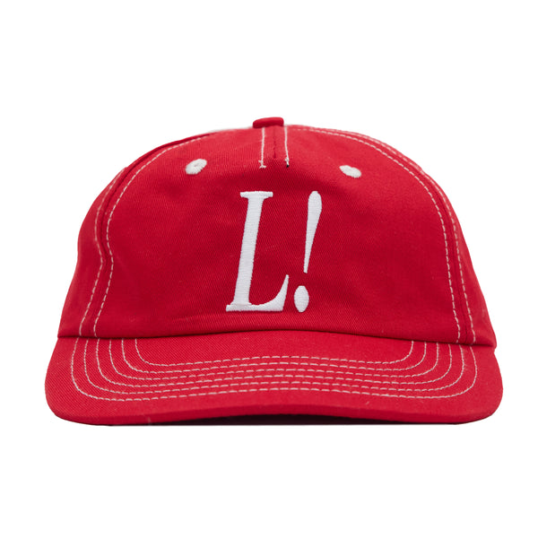 Big L! Cap in Cherry